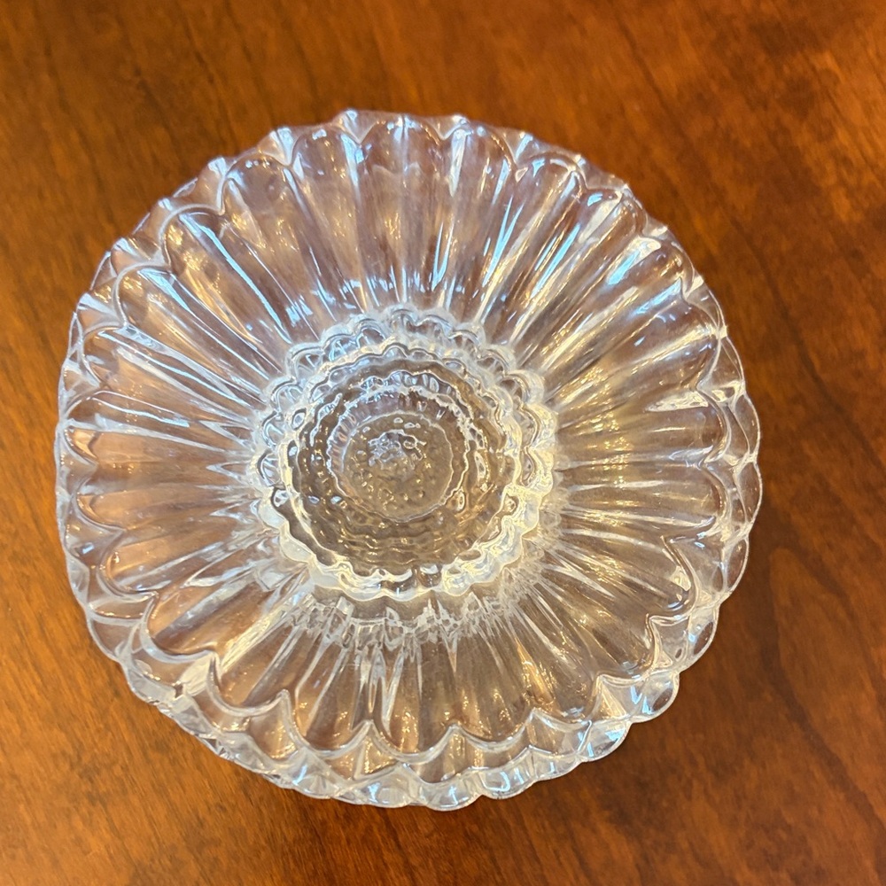 Waterford Crystal Daisy Dish with Cover/Plate